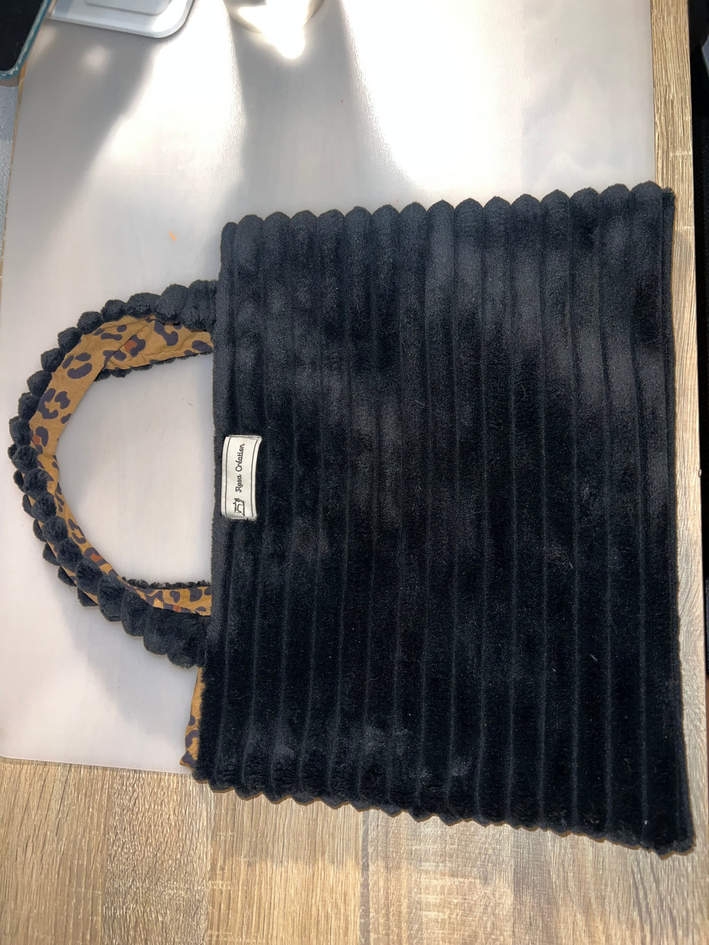 Pochette ordinateur avec hanses